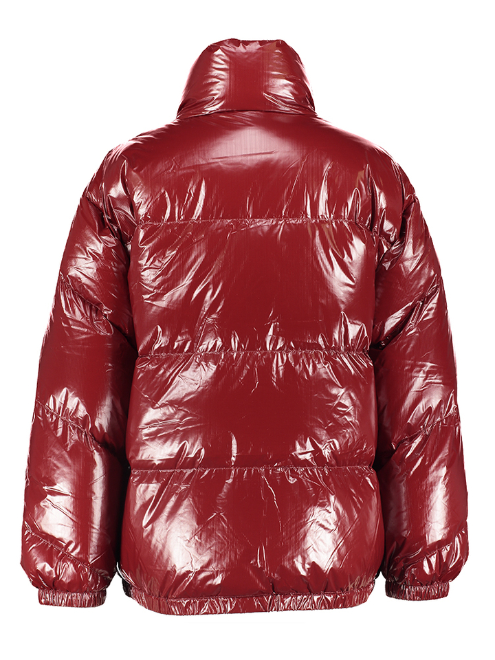 Bordeaux kleurige glanzende puffer jacket Hoover Bellerose Junior