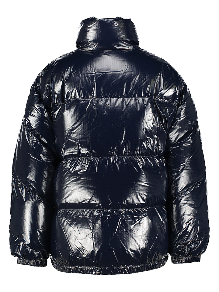 Donkerblauwe glanzende puffer jacket Hoover Bellerose Junior