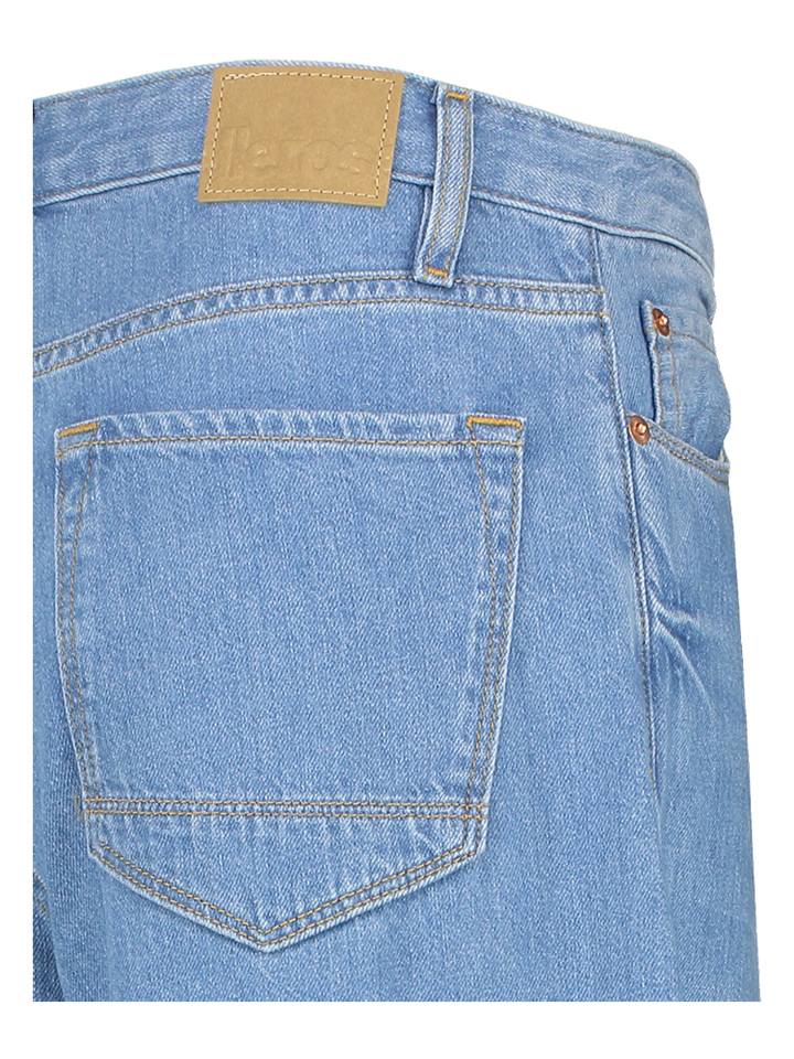 Mid blue wide leg jeans Kae met hoge taille Bellerose Junior 