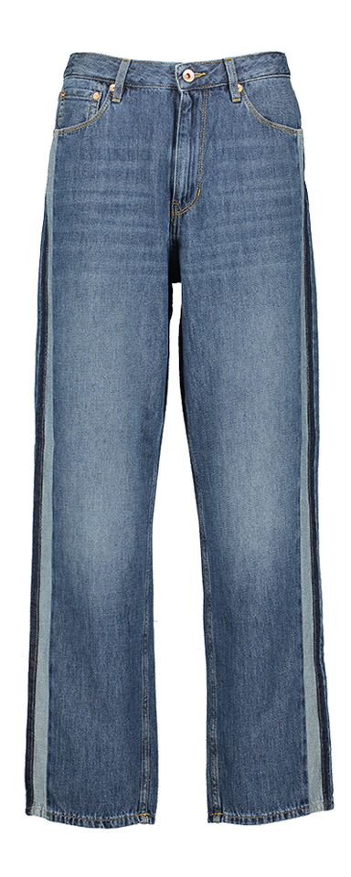 Blauwe straight fit jeans met speciale boord Bellerose Junior 