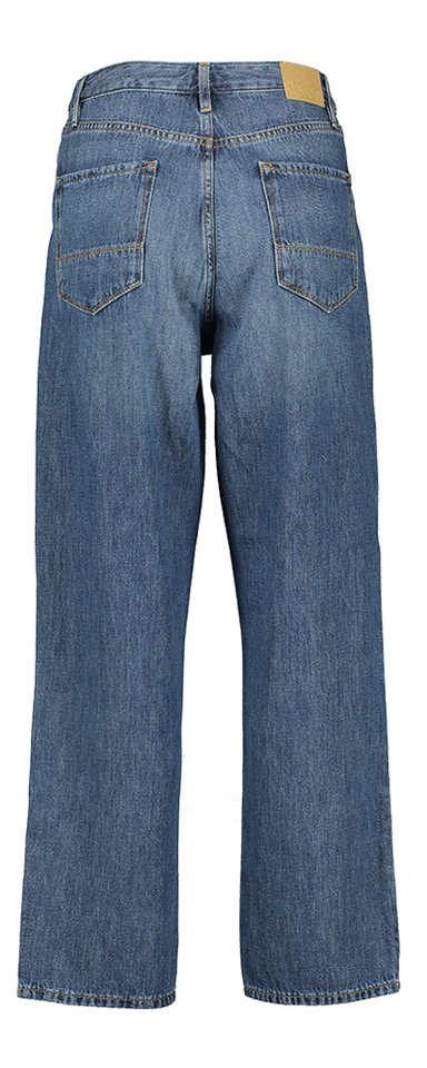 Blauwe straight fit jeans met speciale boord Bellerose Junior 