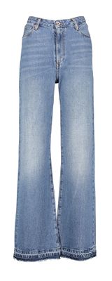 Blue stone straight fit jeans met hoge taille Popie Bellerose Junior