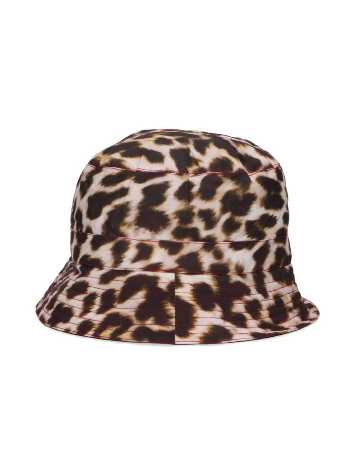 Reversibel hoedje in dierenprint/bordeaux Huno Bellerose Junior