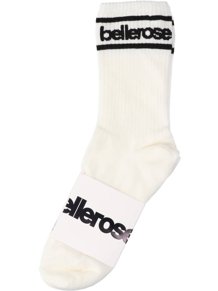 Ecru kousen met zwarte details Vigil Bellerose