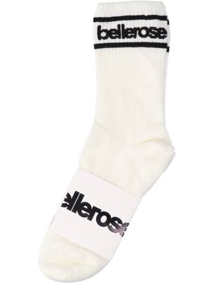 Ecru kousen met zwarte details Vigil Bellerose