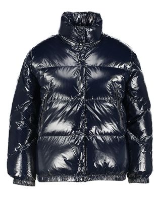 Bellerose Donkerblauwe glanzende puffer jacket Hoover Girls