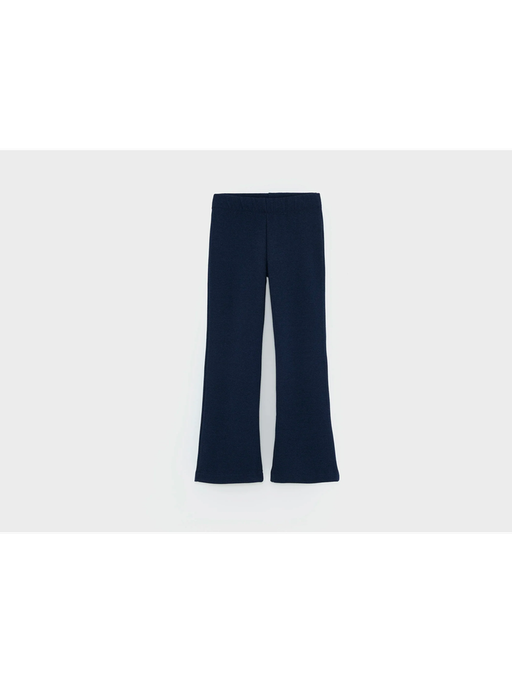 Blauwe flared broek met print Bellerose Girls 