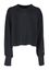 Donkerblauwe cropped sweater met ronde hals Fabina Bellerose Girls