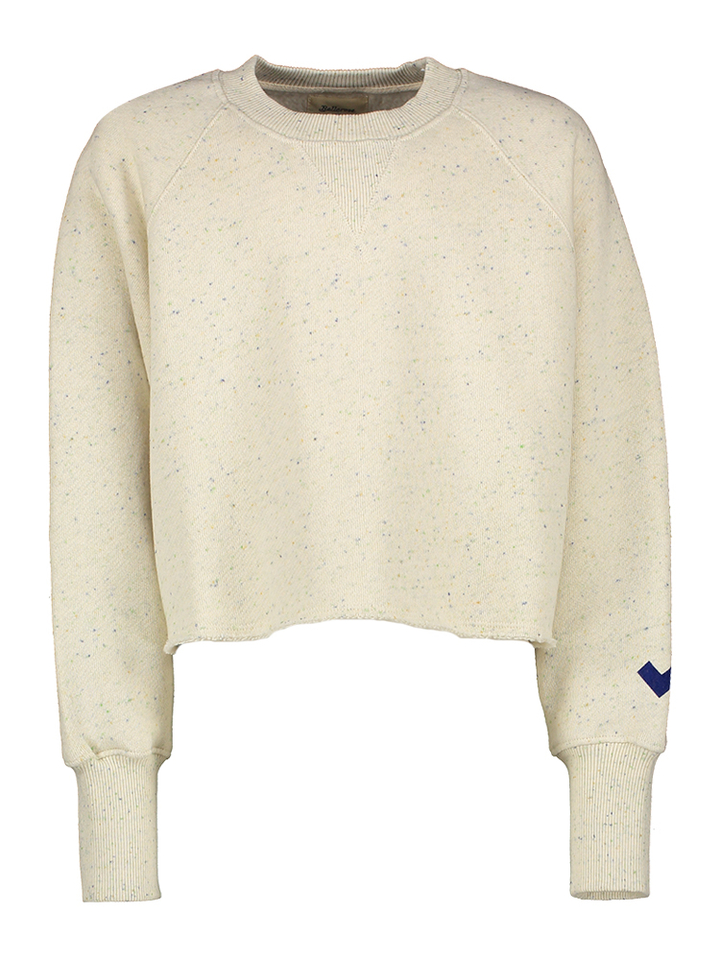 Ecru gestippelde korte trui Fabina Bellerose Girls