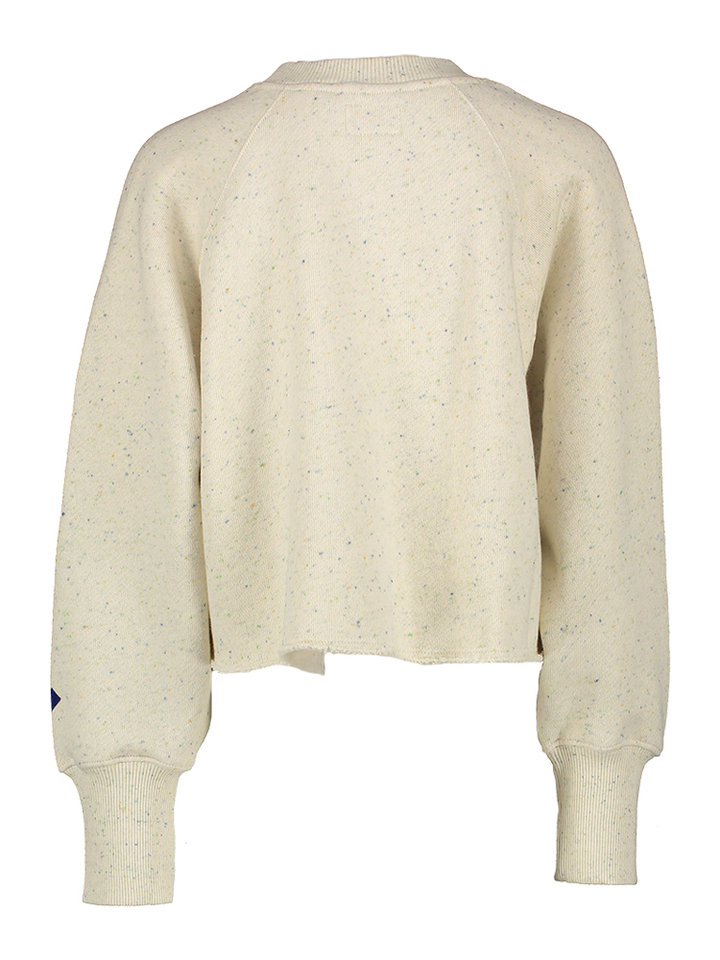 Ecru gestippelde korte trui Fabina Bellerose Girls
