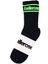 Donkerblauwe kousen met fluo groene details Vigil Bellerose