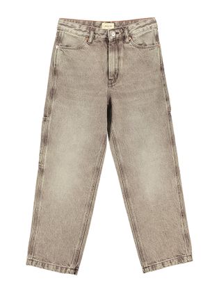 Bellerose Grijs/bruine tapered jeans met zakken aan de zijkant