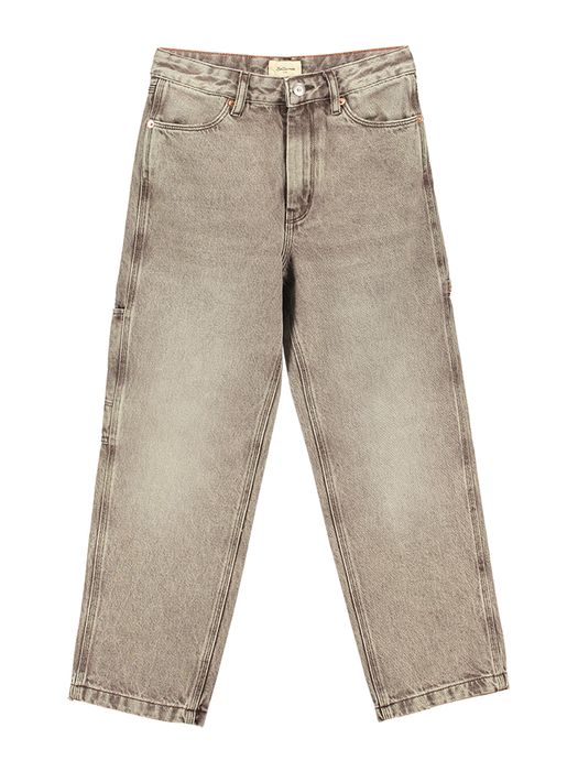 Grijs/bruine tapered jeans met zakken aan de zijkant Bellerose