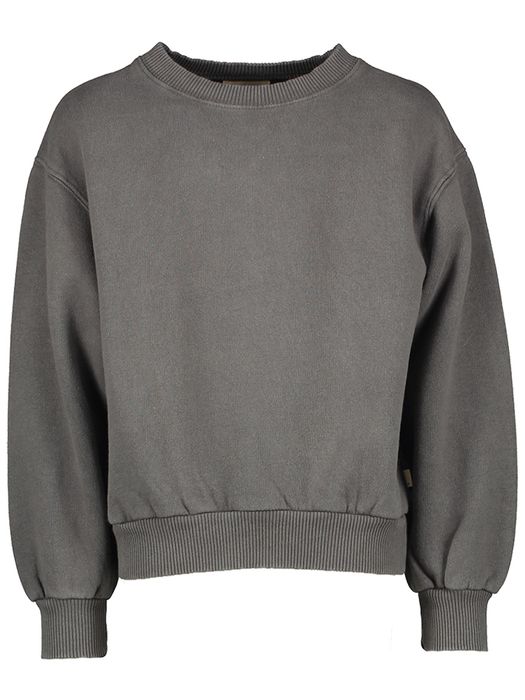 Grijze sweater afgewerkt met print op de rugzijde Bellerose