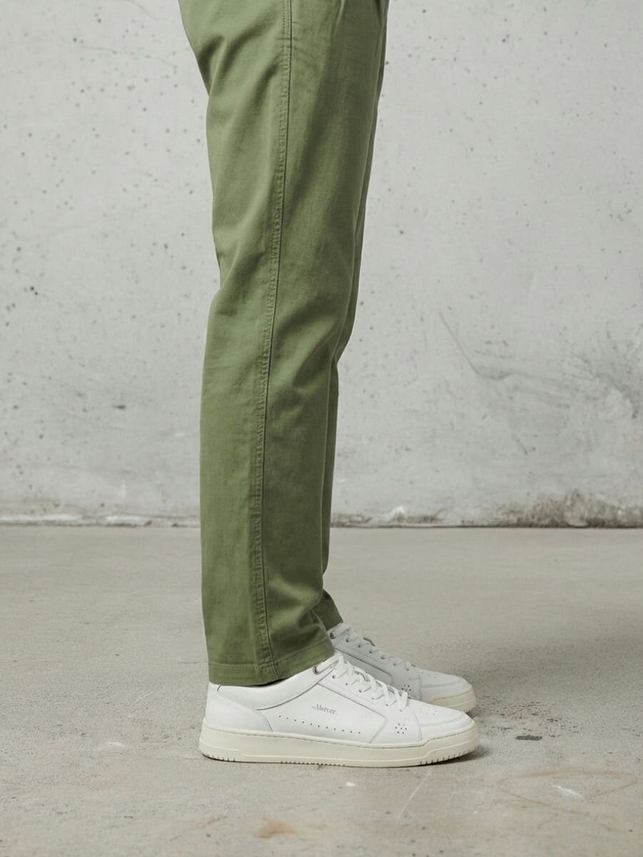 White lage sneakers open era Mercer