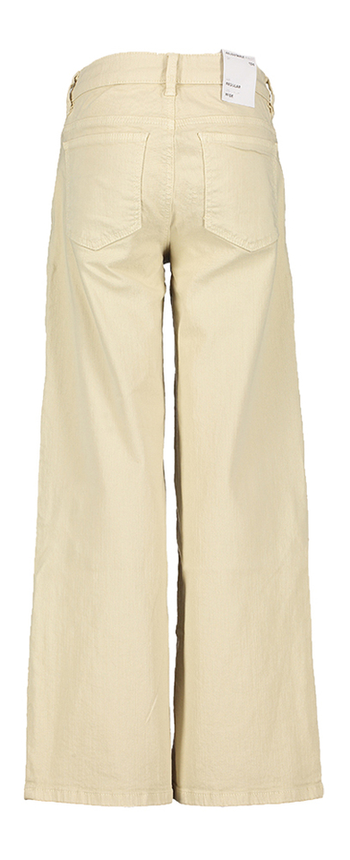 Beige wide leg jeans met hoge taille Name it