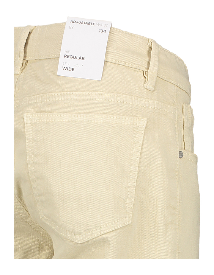 Beige wide leg jeans met hoge taille Name it