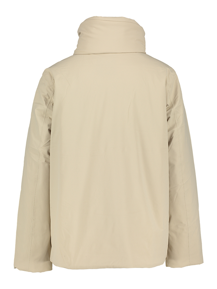 Beige cashmere parka met kap Marlette Kway