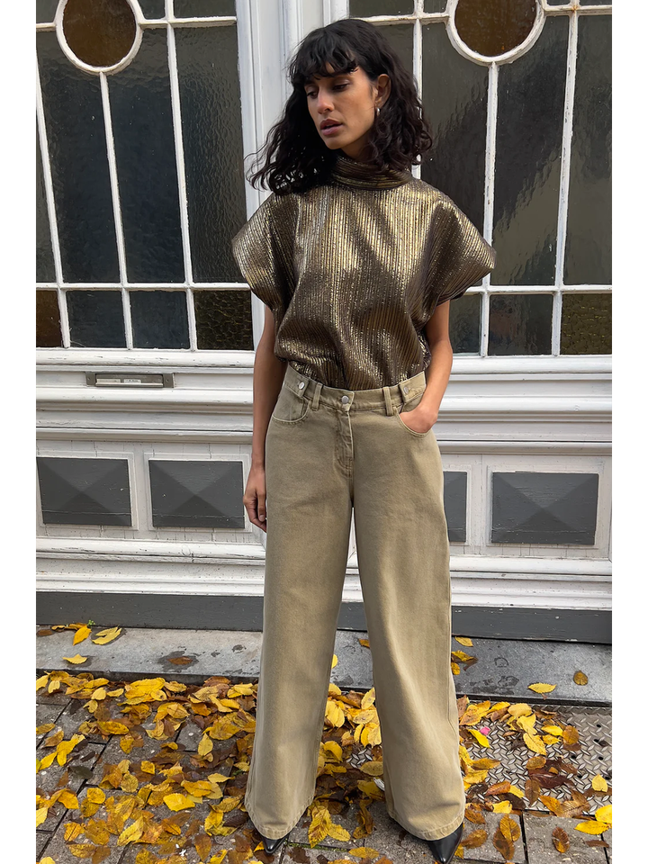 Goudkleurige top Collectors Club