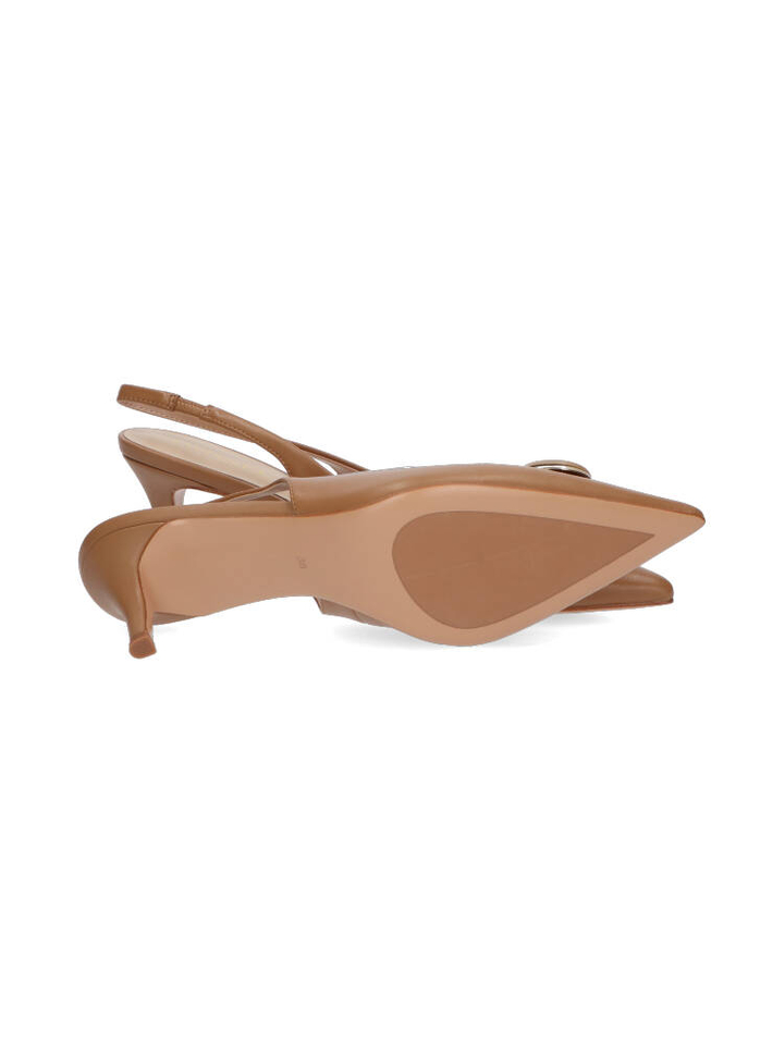 Camel slingbacks met hak Twinset