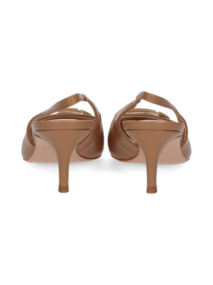 Camel slingbacks met hak Twinset