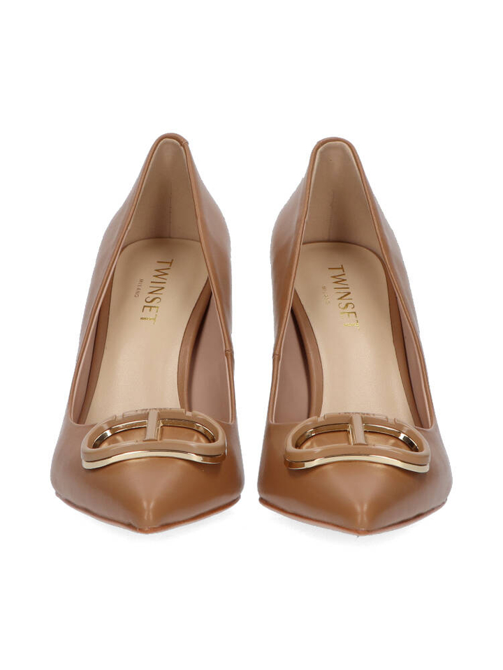 Camel pumps met naaldhak Twinset 