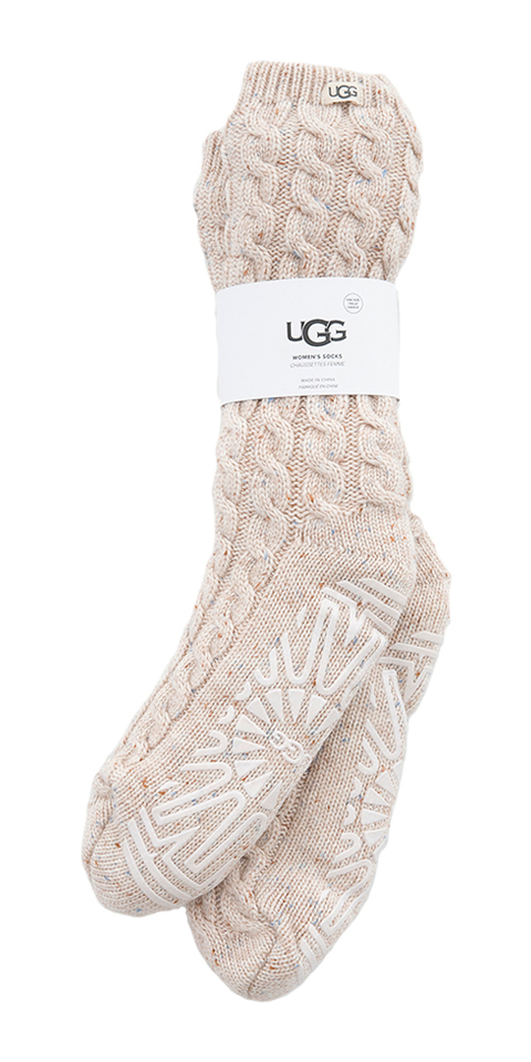 Cream confetti lange sokken Ugg 