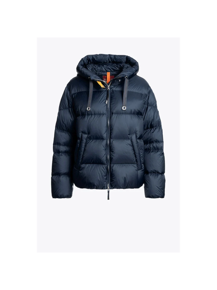 Donkerblauwe donsjas met kap Tilly Parajumpers 