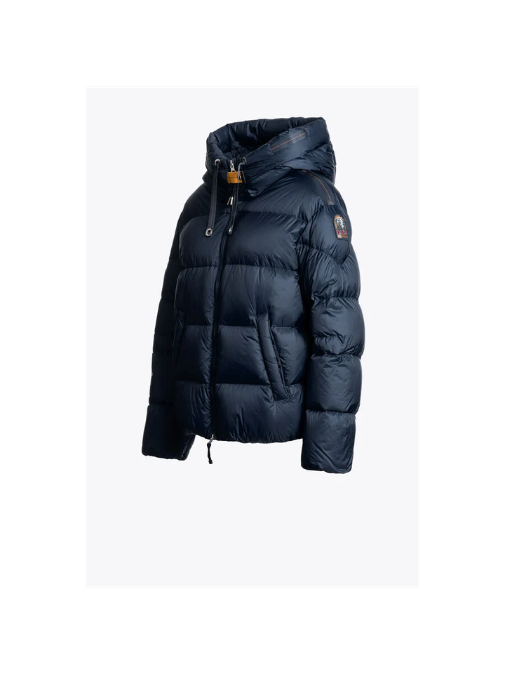 Donkerblauwe donsjas met kap Tilly Parajumpers 