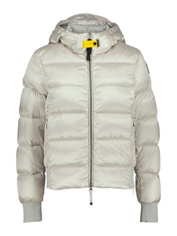 Silver Grey padded jas met kap Mariah Parajumpers