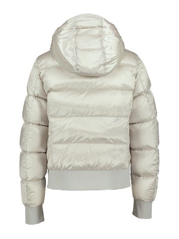 Silver Grey padded jas met kap Mariah Parajumpers