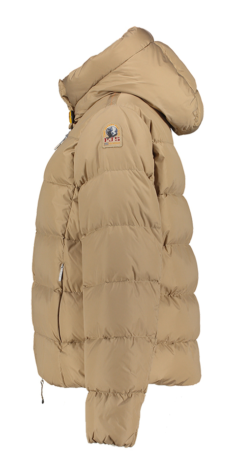 Sun kissed beige padded jas met kap Jinny Parajumpers