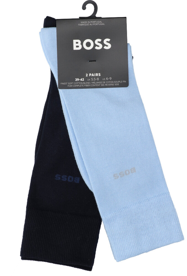 Blauwe sokken duo 2-pack  Hugo Boss 