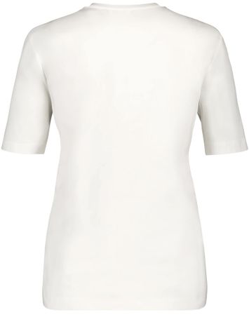 Witte t-shirt met witte pailetten  Gerry Weber 