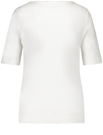 Witte t-shirt met opdruk Gerry Weber 