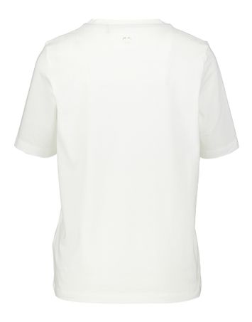Off white/ blue t-shirt met strass Gerry Weber