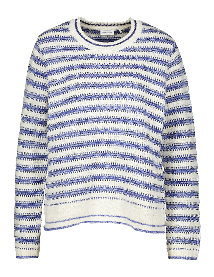 Wit en blauw gestreepte trui Gerry Weber