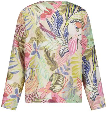 Multicolor linnen bloes Gerry Weber 