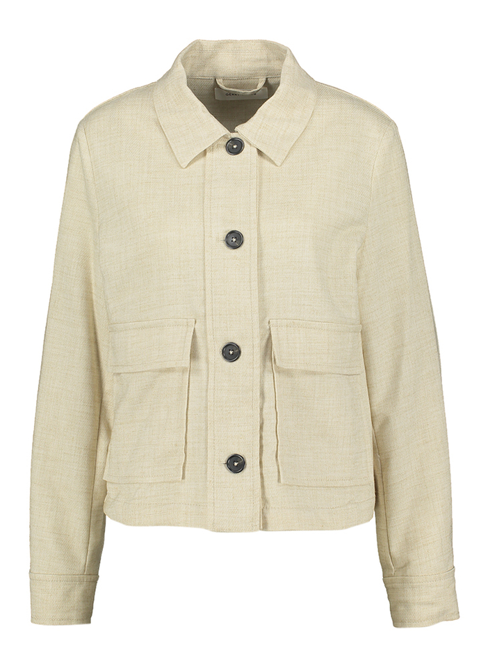 Beige vest met opgestikt zakken Gerry Weber