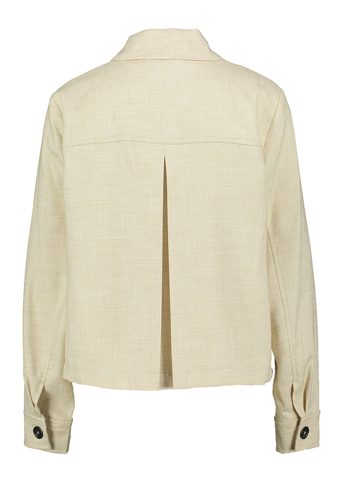 Beige vest met opgestikt zakken Gerry Weber