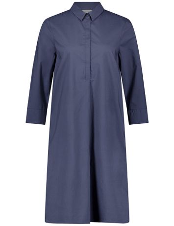 Donkerblauwe hemdjurk met zakken Indigo Gerry Weber 