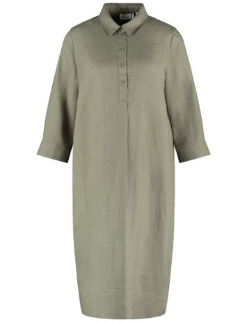 Kaki groene linnen jurk Gerry Weber 