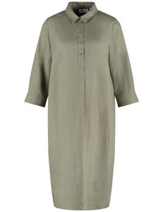Gerry Weber Kaki groene linnen jurk