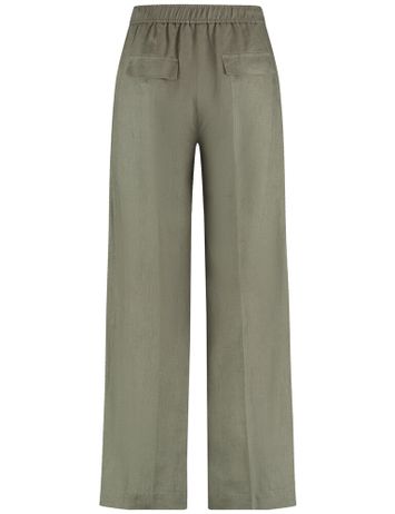 Kaki groene linnen broek Gerry Weber 