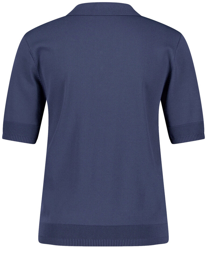 Donkerblauwe pull met kraag Indigo Gerry Weber 