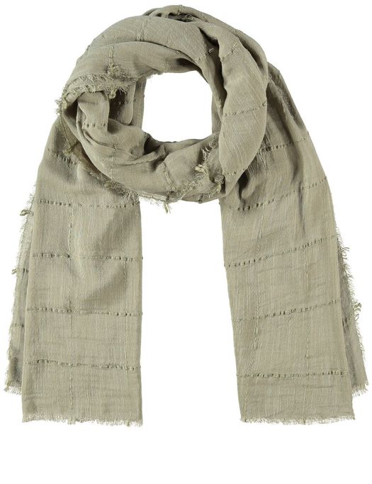 Groene sjaal met franjes Gerry Weber