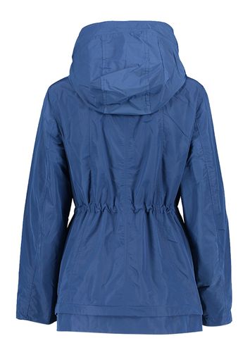 Donkerblauwe zomerjas met rits en kap Gerry Weber 