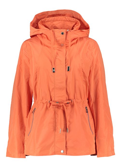 Oranje zomerjas met rits en kap Gerry Weber