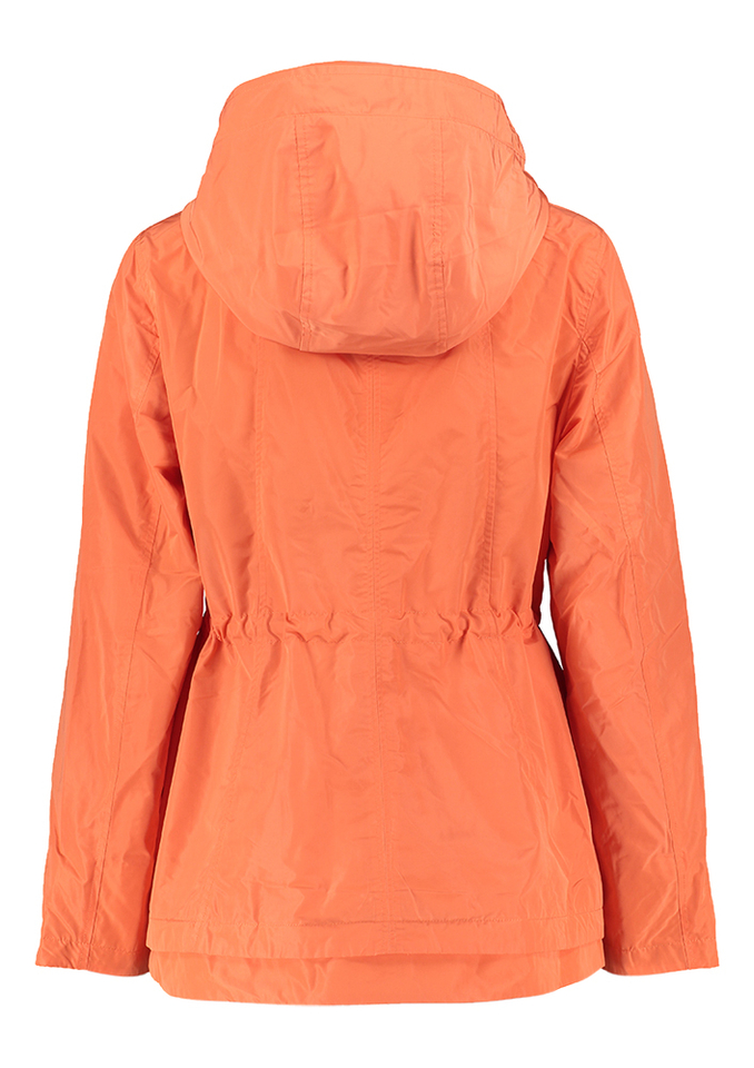 Oranje zomerjas met rits en kap Gerry Weber