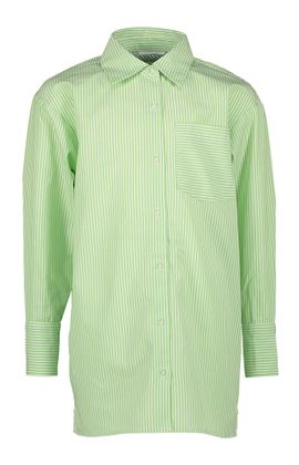 Name It Lichtgroene en witte gestreepte blouse